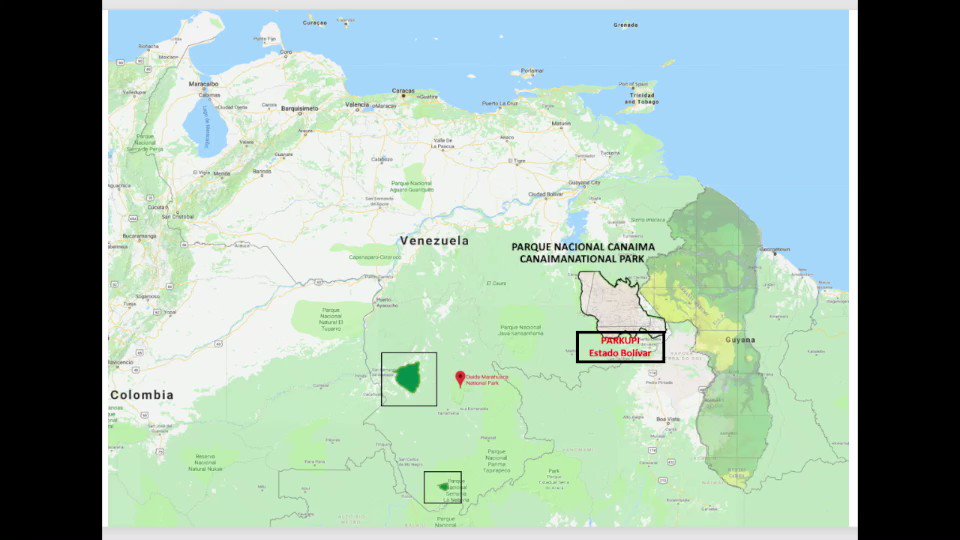 Devastación del Río Ikabarú, afluente del Río Caroní por minería ilegal en PARKUPI afecta PN Canaima, Embalse Guri y comunidades indígenas. @NicolasMaduro @EjercitoFANB @vladimirpadrino @REDIGUAYANA2013 convirtieron esta zona en “Base de Apoyo Estratégica” para el #narcorégimen