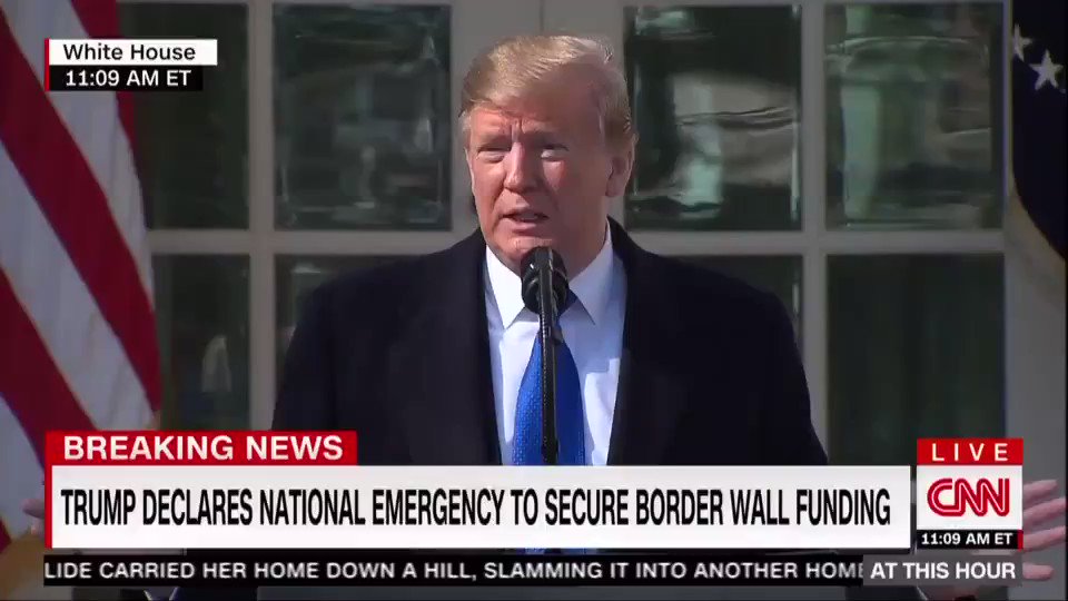 He admits it's a #FakeTrumpEmergency. Hear him say it: "I *didn’t need* to do this, but I’d rather do it much faster."