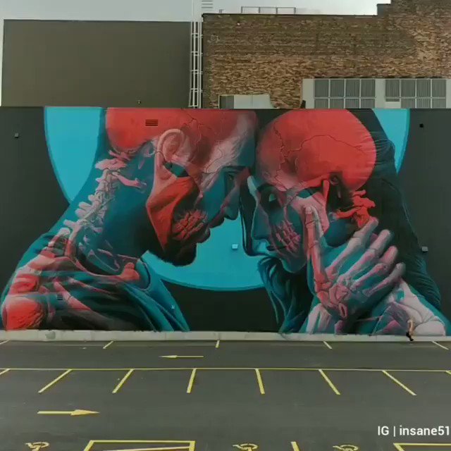 Los artistas callejeros están locos!