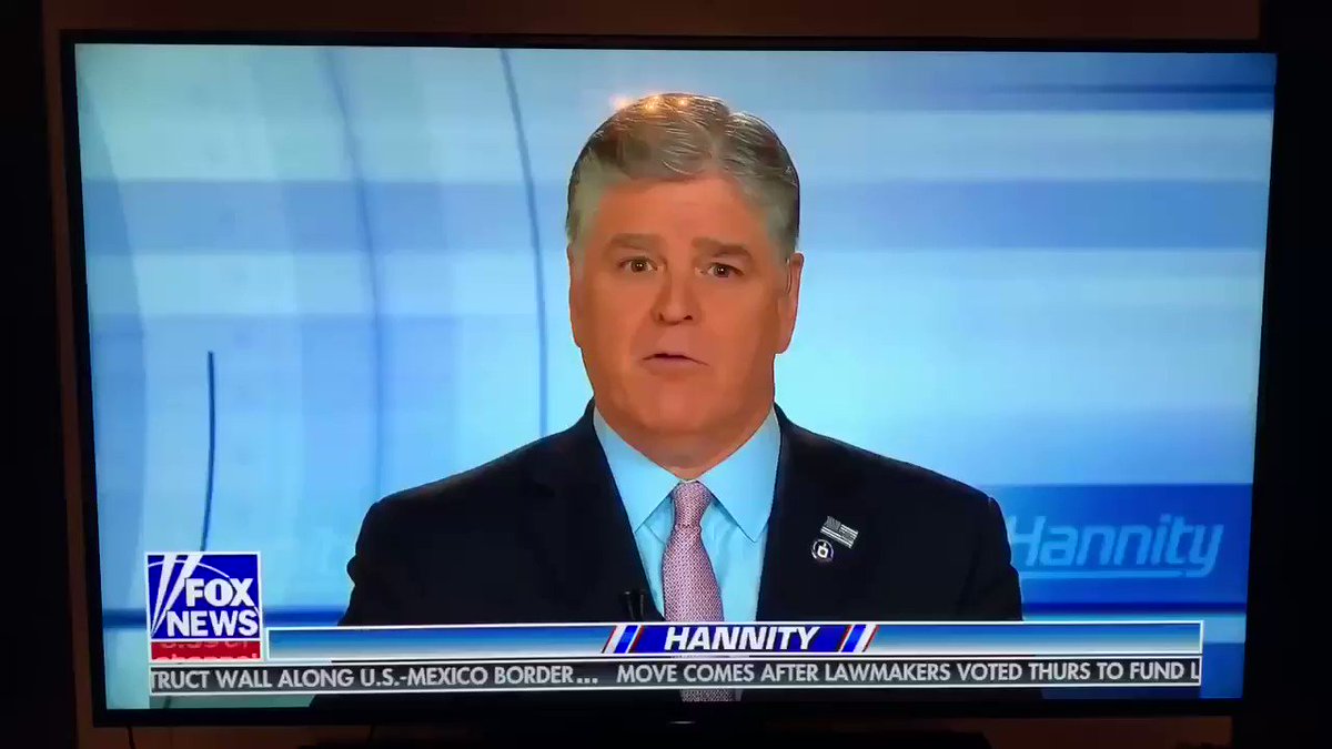 My #NationalEmergencyDeclaration video made it to @seanhannity #1 show! Thank you my friend.