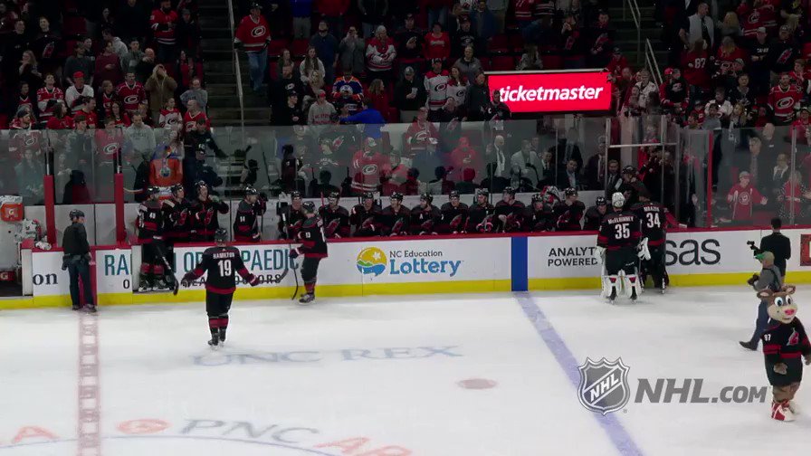 The @NHLCanes really knocked this surge out of the park...