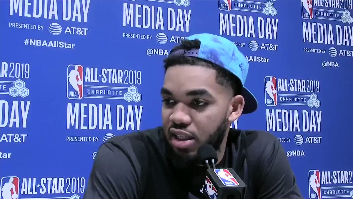 "Their talent, their determination, their drive... it's almost unmatched by any other athlete."
@KarlTowns gives props to the #WNBA stars in Minnesota 🔊👏 @minnesotalynx #NBAAllStar