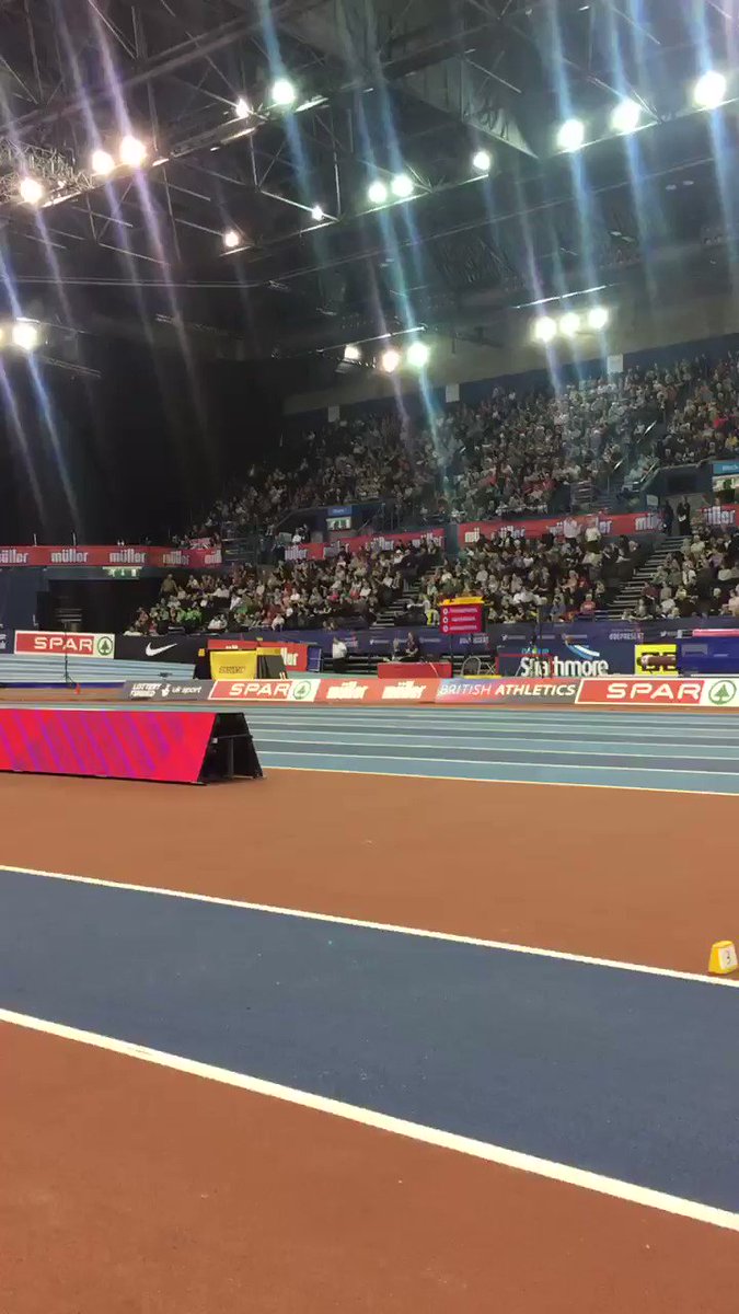 Zoom! Action think and fast at a great @BritAthletics Muller Indoor Grand Prix ... top day #iaaf #WorldIndoorTour #MullerIndoorGPBham