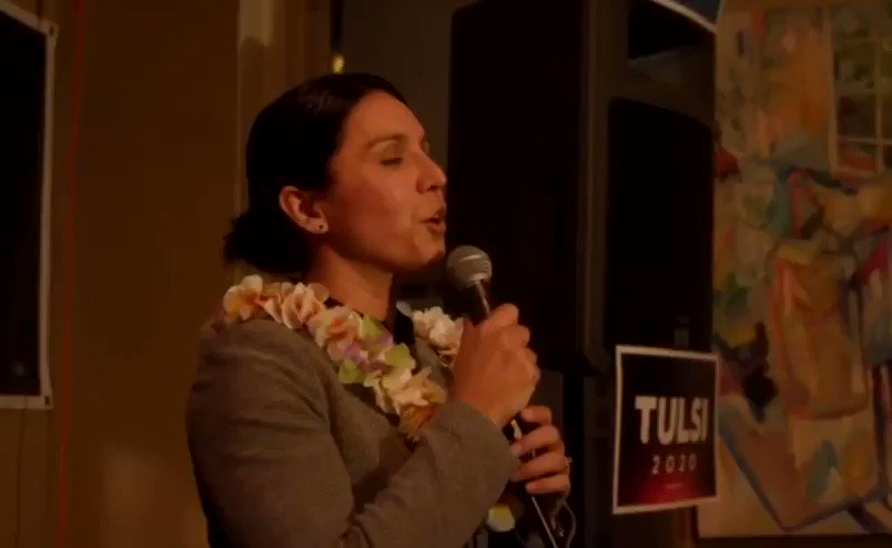US presidential candidate @TulsiGabbard this evening: WikiLeaks spurred "necessary change'