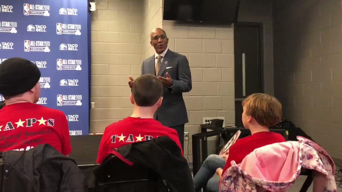 James R. Jordan speaks to the families of @teams4taps! #HoopsForTroops