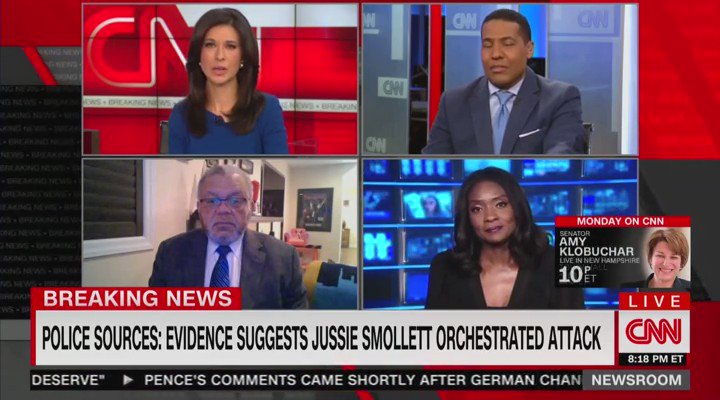 CNN's @brianstelter on Smollett: "Perhaps the questioning was not tough enough on Good Morning America, but ultimately this is not about the media or politicians or activists, or any of the other people that might have been fooled. It's about Jussie."