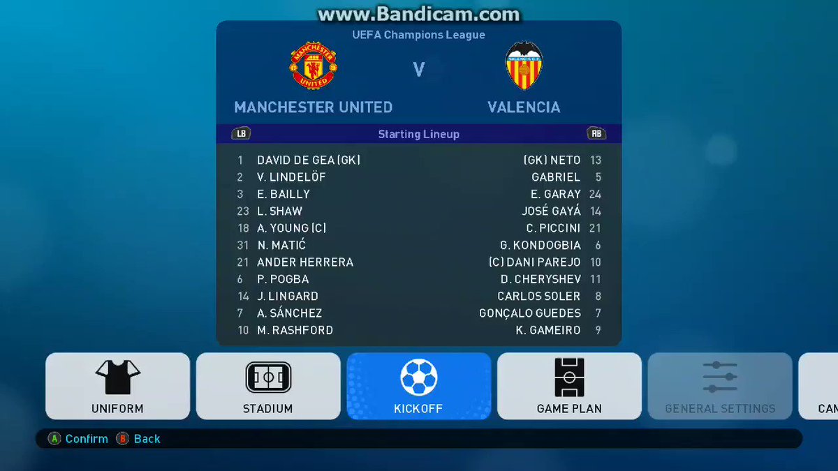 MUFC kits #ucl #PES2019