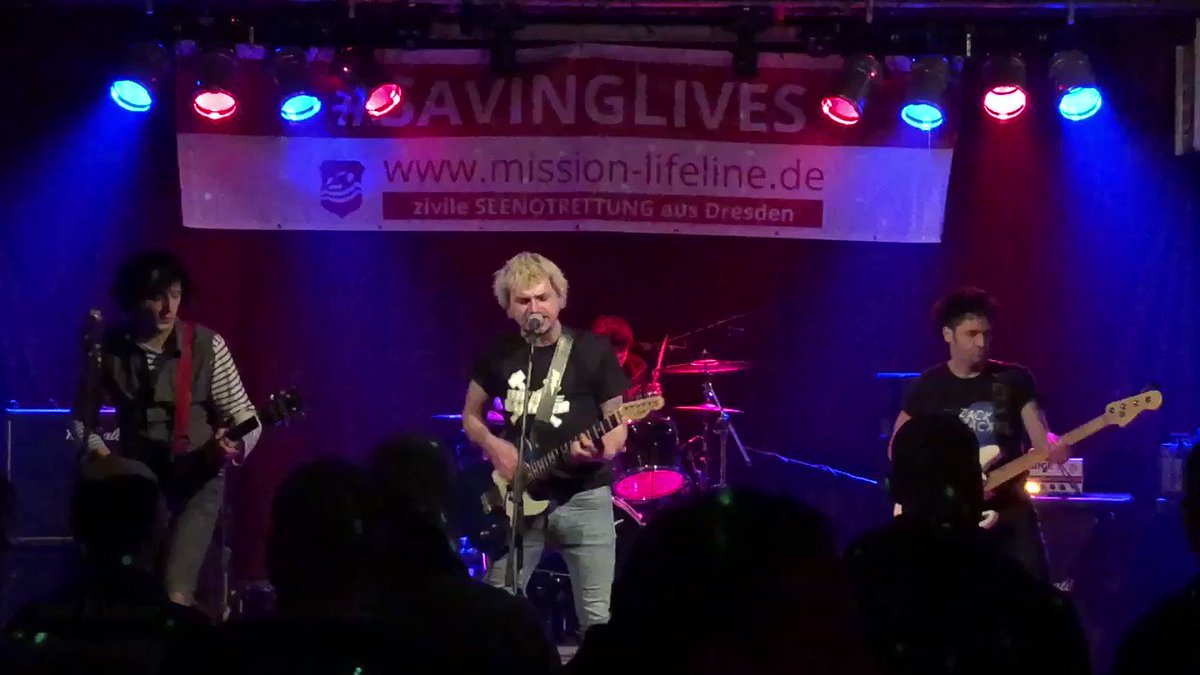 „The Pissed Ones“ gestern Abend in der #Chemiefabrik in #Dresden – kurze Kostprobe für alle, die es nicht zum Soli für http://www.mission-lifeline.de geschafft haben...