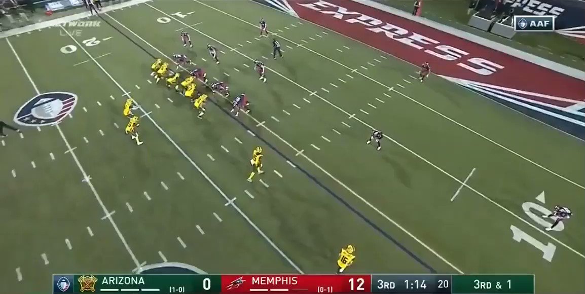 Rashad Ross is looking like the best receiver in @TheAAF after two weeks.
11 targets
9 receptions
170 yards
3 TDs