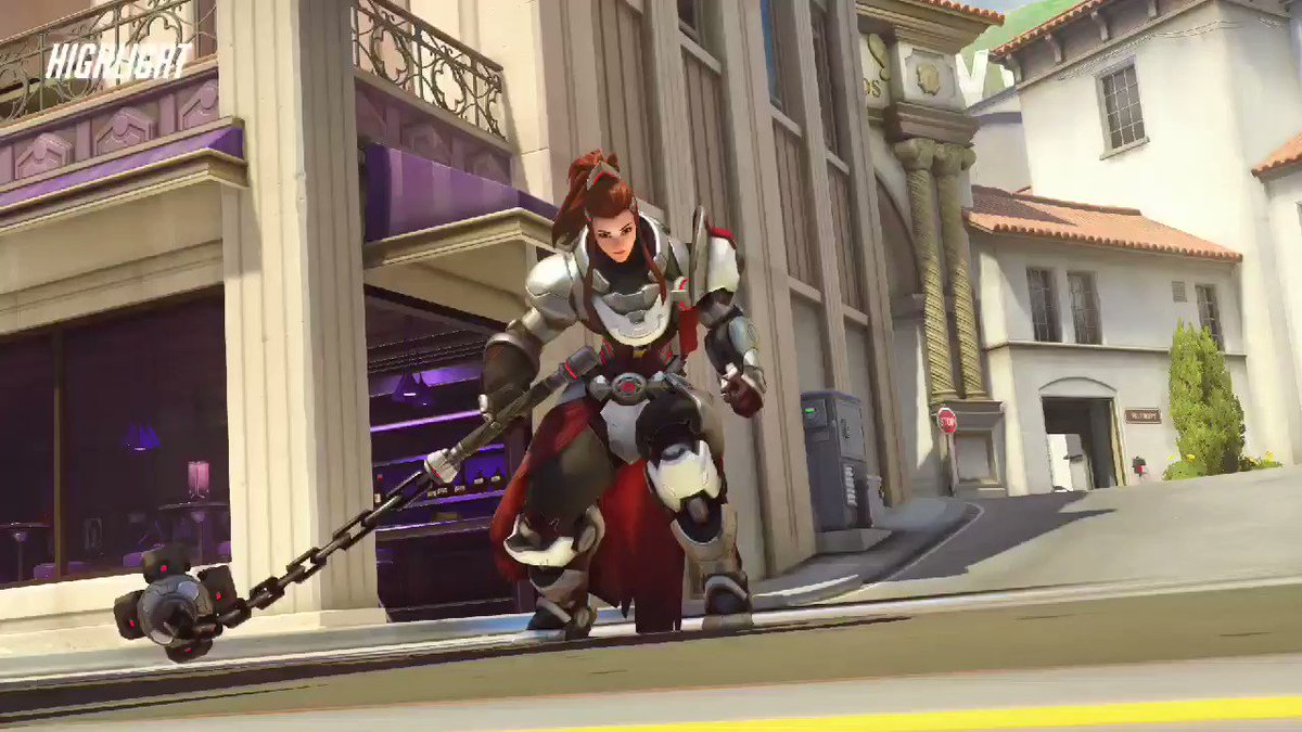 Quick highlight from my @twitch stream @PlayOverwatch with @smokelesspanic & nukatron. I really love playing Brigitte. #TwitchFam #overwatch #brigitte #SupportSmallStreamers #twitchaffiliate #highlights