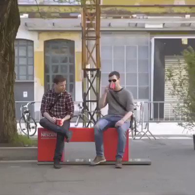 A creative way to mingle with people