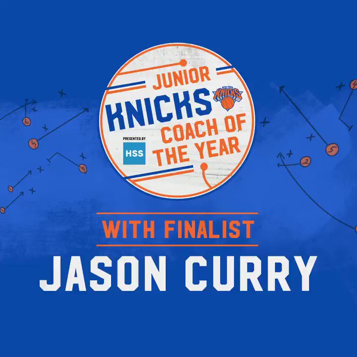 As president and coach of Big Apple Basketball for 15 years, Jason Curry uses the game to help kids grow on & off the court. He’s one of five coaches nominated for Junior Knicks Coach of the Year pres. by @HSpecialSurgery. Retweet to vote for Coach Curry! #CoachJason #JrKnicks