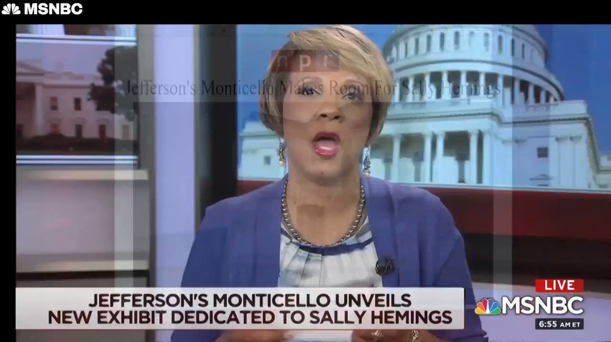 Flashback: In honor of #PresidentsDay MSNBC commentator and author of @epluribusone book @iamsophianelson talks about one of our most revered yet complicated Presidents #ThomasJefferson and his mixed legacy on “equality” and “slavery” @TJMonticello
