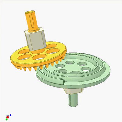 Archimedean Spiral Gear and Pin Gear