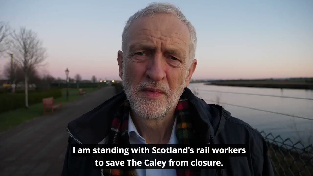The Caley railway works in Glasgow is set to close, with hundreds of workers facing redundancy.
@JeremyCorbyn has joined the campaign to save the yard ahead of Scottish Labour raising their case at Holyrood later today. #RallyRoonTheCaley