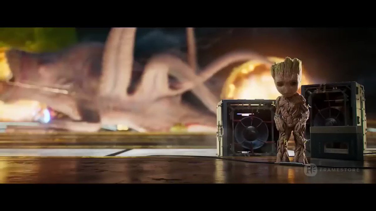 ¿Abrimos hilo sobre la producción y los #VFX de #GuardiansOfTheGalaxyVol2? Va. Película en la que participé junto a mis compañeros en Scanline.
Comenzamos con la primera secuencia y hablando del bailarín #BabyGroot. Así le dieron vida en Framestore. #cine #Marvel #Groot
