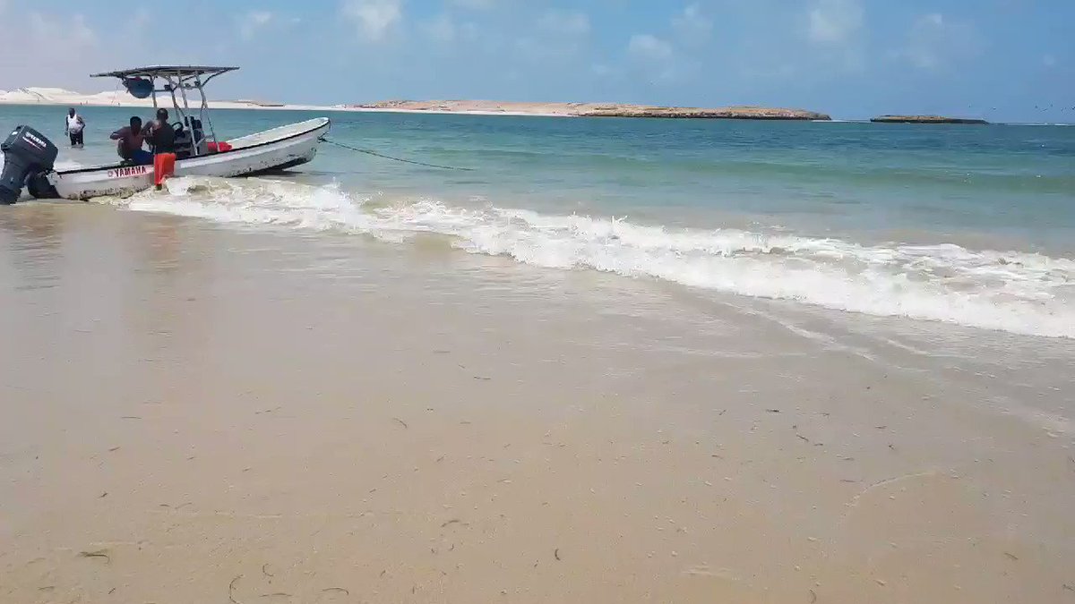 Blessed to be in #Kismayo and enjoying the beautiful white sandy beaches of this region in #somalia. #SomaliRising @HodanTV @HarunMaruf @Riovice @SomaliPM @SNTVSomalia