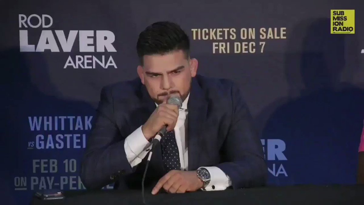 With the fight between @stylebender & @KelvinGastelum now official, let's not forget where their first meeting really happened! #Buffet 🤣