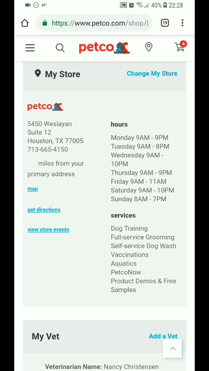 Driving Directions To Petco Petco On Twitter: "@Yekko We Apologize For The Confusion. If It Is Showing  "Not Available" When You Do Store Pick Up That Means The Item Is No Longer  Available In Our Inventory