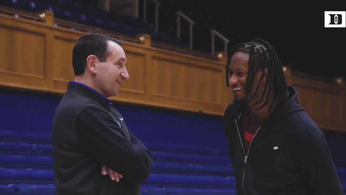 Our guy @TG3II came through to get some work on Coach K Court with @NdotSmitty and @JonScheyer.
A ram in the fam 🐏🤭😈😈😁