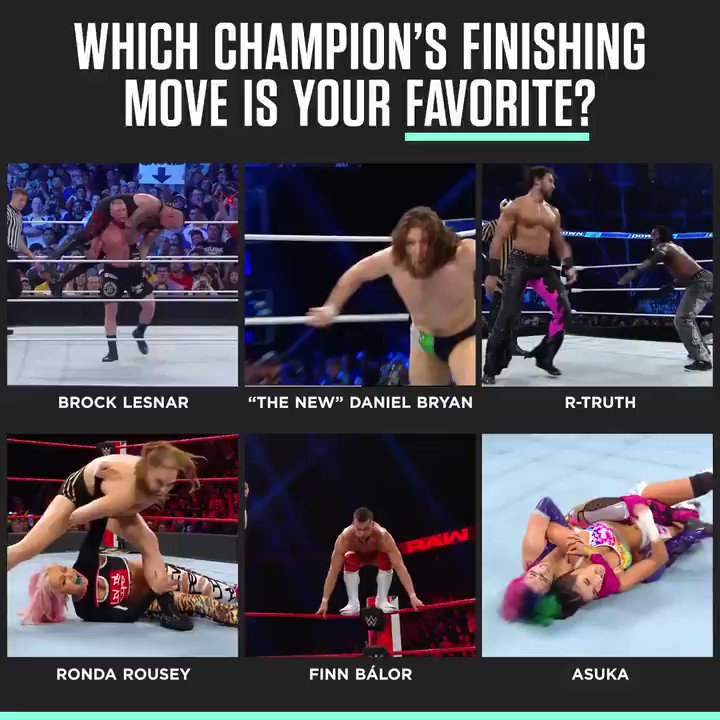 Which titleholder's got the best finisher in the game? #WAMWednesday