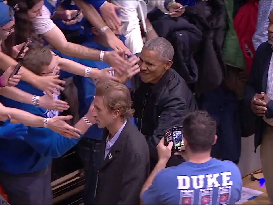 Obama is a man of the people, even the Cameron Crazies.