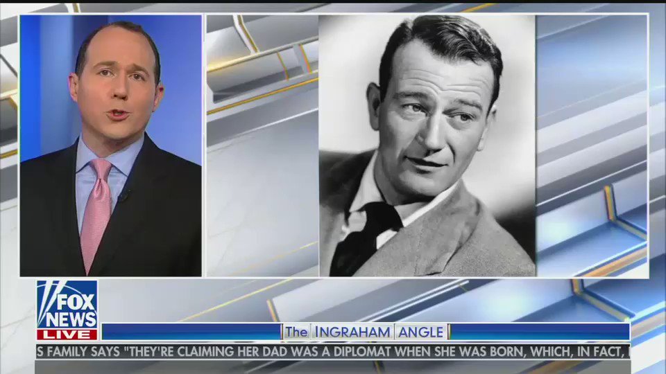 So uh....Laura Ingraham and her guest just defended John Waynes comments where he says "I believe in white supremacy"