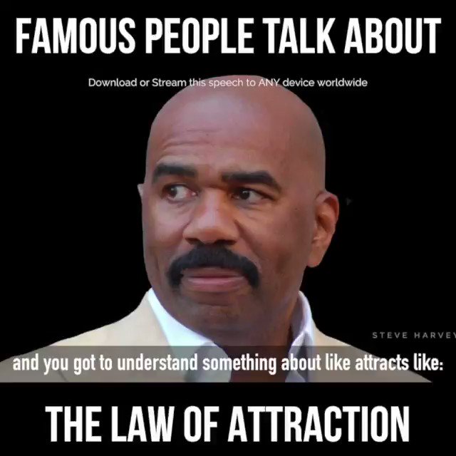 Famous people talk about the law of attraction: https://buff.ly/2FW4sOc