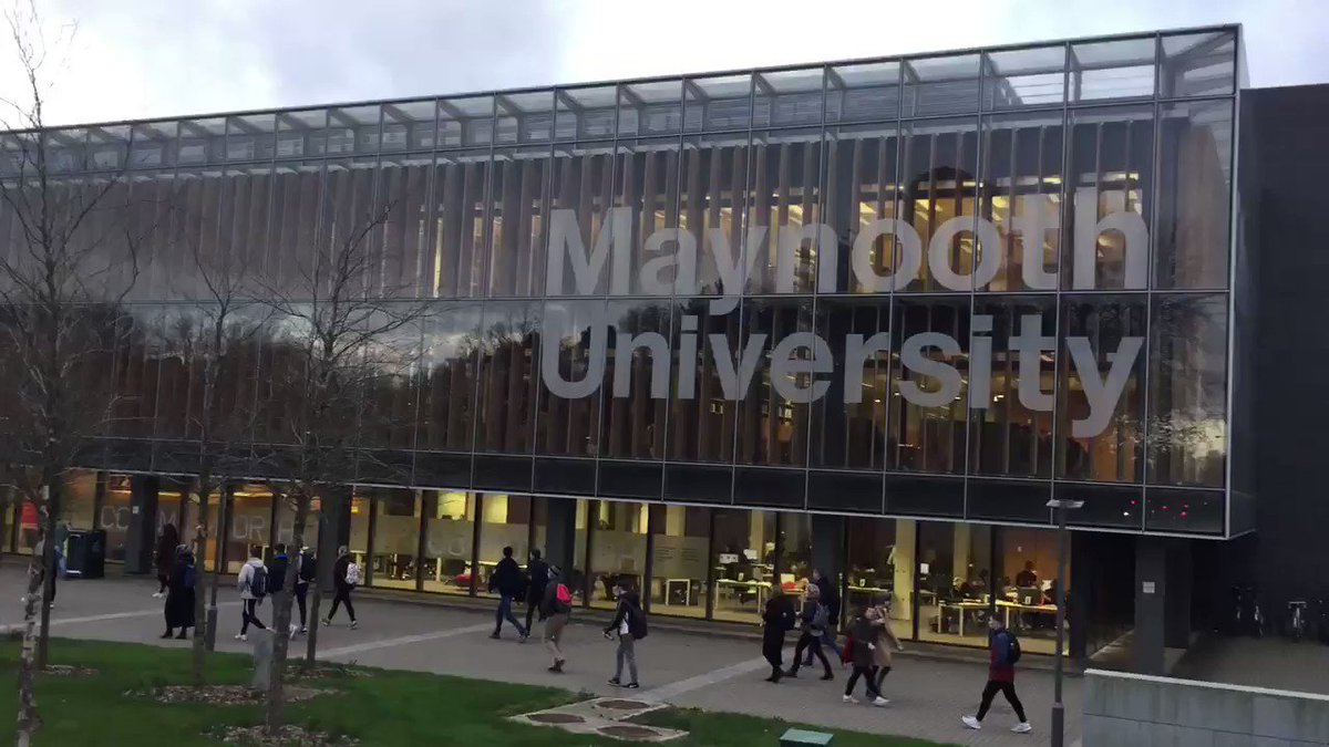 Great stretch in the evening now! #MaynoothUni