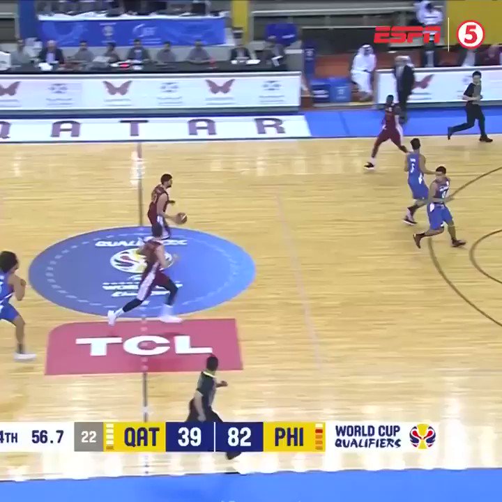 Asia... World...
Meet @ThirdyRavenaaa. 🖐😠
#LabanPilipinas #SmartGilas #FIBAWC