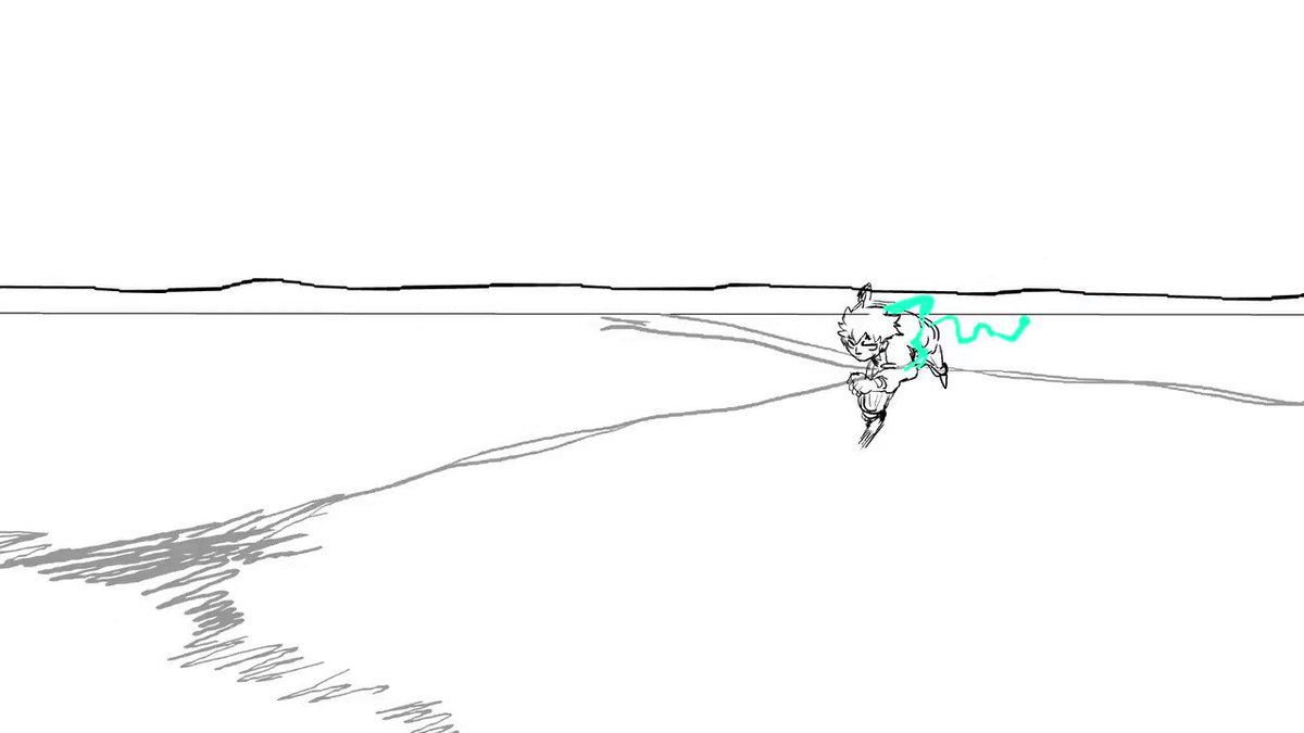 So I watched the #MyHeroAcadamia Movie and I was really inspired to make a little tribute #animation thing. Here it is half finished :/