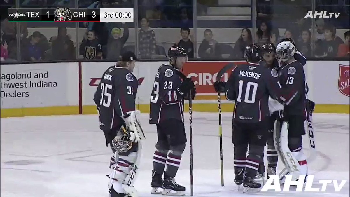 When the Wolves win, goalies @OscarDansk and Max Lagace make sure to enjoy a heartfelt celebration.
Everyone's happy >> http://bit.ly/WolvesFEB21Β
#Wolves25
#LastTeamStanding