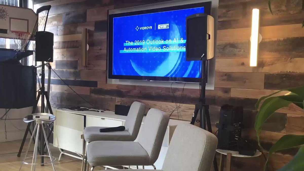 Video industry experts @kengibbsjr @alex_siegman and Alex Feldman shared their outlook on #ai and #automation video solutions at the @Vidrovr and @Wibbitz event today. Stay tuned for important insights!