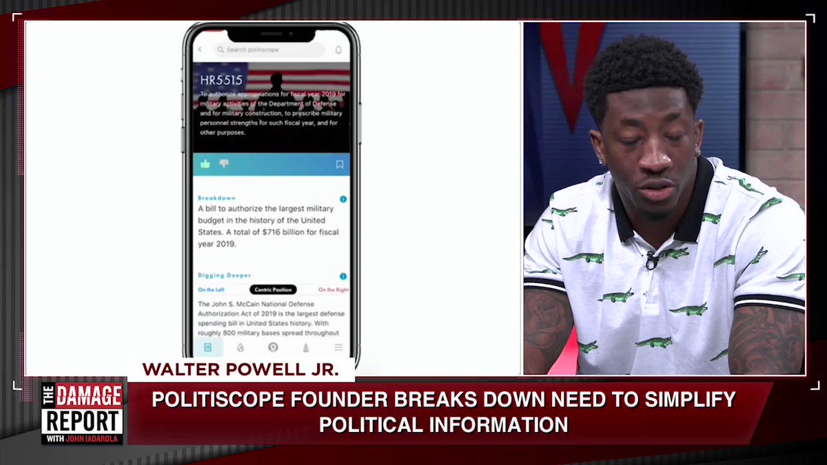 WATCH: "One day a bill got passed and we were having a discussion how naive and misinformed people can be when it comes to politics, including me. It hit me as clear as day, the vision of Politiscope..."
- @SpeedKillz9 on the concept behind @PolitiscopeApp