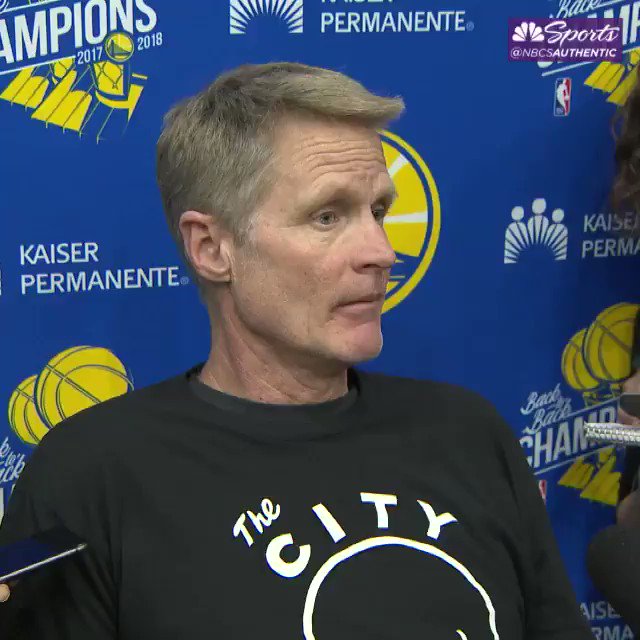 "I love watching them play. I think Dave has done a fantastic job with the team."
Coach Kerr likes what he's seen from the @SacramentoKings π