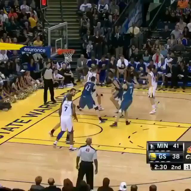 Harrison Barnes with the emphatic poster dunk on Nikola Pekovic🔥. One of the most underrated posters.