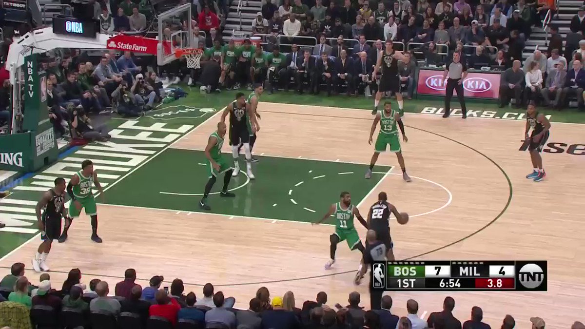 He OWNS the paint!!
#FearTheDeer