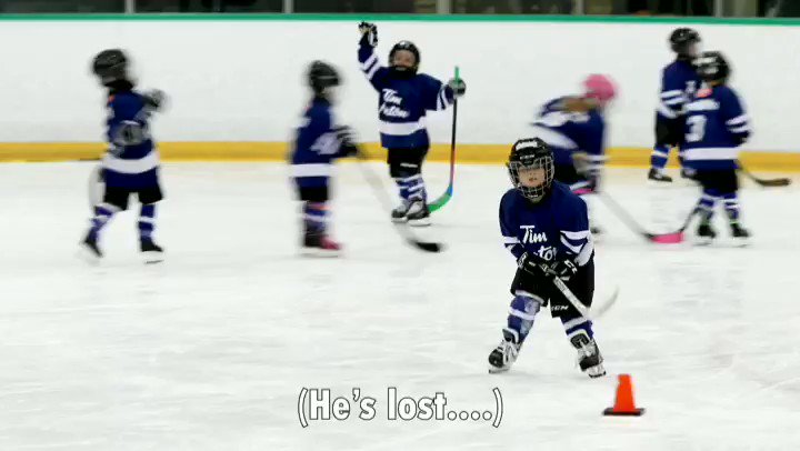 I mic'd up my 4 year old at Timbits Hockey so I could finally understand what the heck he was doing out there. It was.... Interesting
@TimHortons @NHL