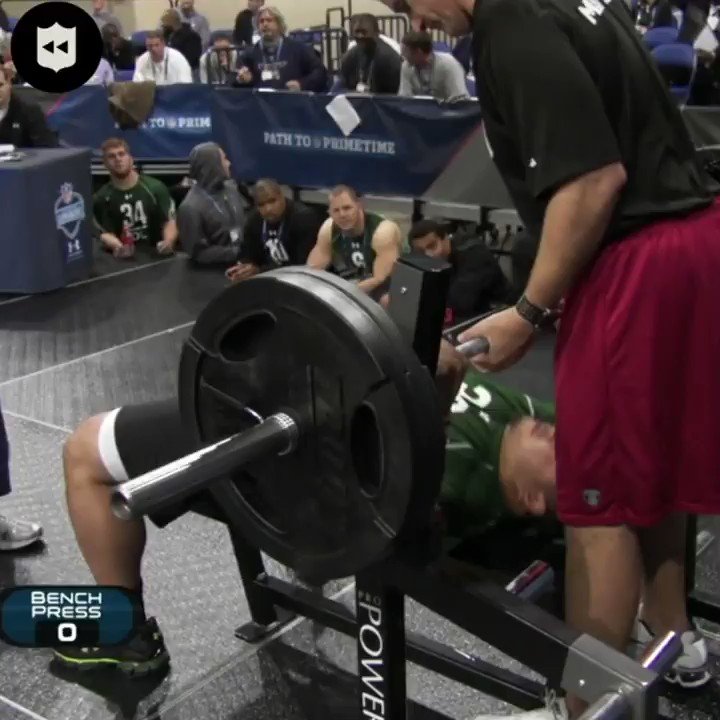 Nfl Throwback On Twitter 49 Reps Of 225 Pounds The Best Bench