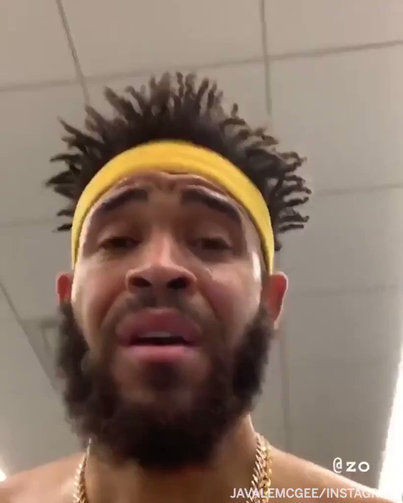 Get you a teammate like @ZO2_, right @JaValeMcGee? 😂