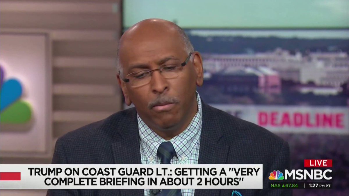 What is WRONG with these people?!
Michael Steele says Trump probably wasn't happy the FBI stopped a white nationalist from killing liberals & media people.
MSNBC host: "That's a brave thing to say."
No, that's an insane, dangerous, false thing to say.