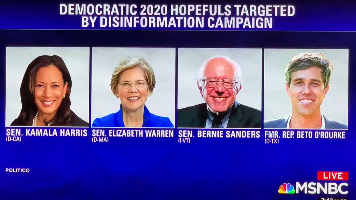 “...using disinformation & social media as the weapons platform of choice then what you’re going to see is 10 massive pushes to make sure the Democrats tear each other apart.”
@MalcolmNance @TheLastWord