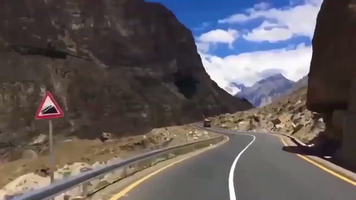 Pakistan's 1,300 Kilometres long Karakoram Highway - the mighty 'eighth wonder of the world'. #Travel #Nature #Holiday #Vacations #Journey #Beautiful #Explore #Heaven #Paradise #Wonderland #BeautifulPakistan #Asia #PakistanZindabad #Adventure #Tourism #Pakistan #EmergingPakistan