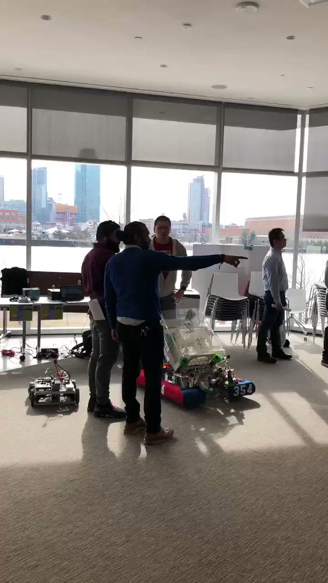 Weโre at @cornell_tech flying drones and battling bots for our Men of Color in CS event ๐ค๐ Not bad way to start a #SaturdayMorning. #CSforAllNYC โ at CORNELL NYC TECH