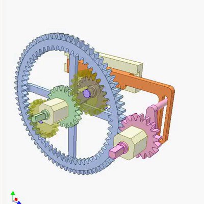 Gear, Rack and Linkage Mechanism