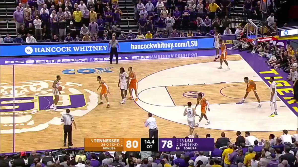 The ending to the Tennessee/LSU game was bonkers 👀