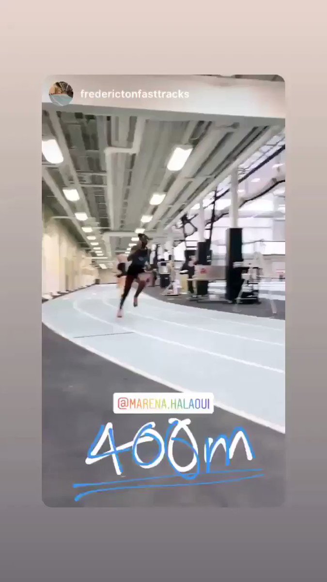 Gold Medal #400m, #MarenaHalaoui, Determination and hard work always pay. Good job Marena Halaoui. USA Track & field Maine Assoc Indoor T & F Championship Feb 24/19 #Orono #frederictonfasttracks, #Fredericton #togo228,