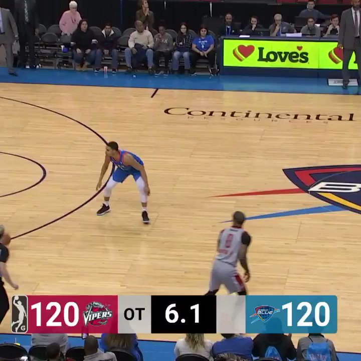 Tied at 120 in OT... and the shot HANGS on the rim before falling for the game-winner from @DanuelHouseJr!
Was THIS the #GLeagueTopPlay of the season?
@AggieMBK ↗️ @HoustonRockets ↔️ @RGVVipers #2WayPlayer