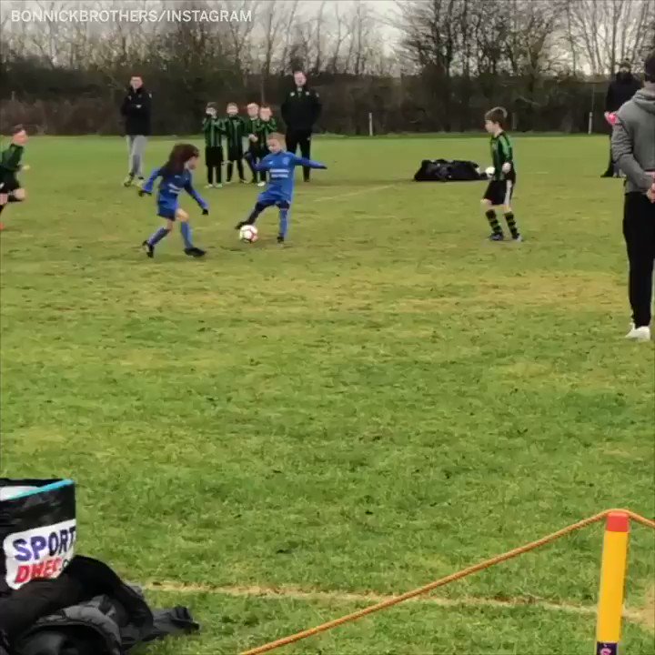 Footwork too slick for a 7-year-old 😮