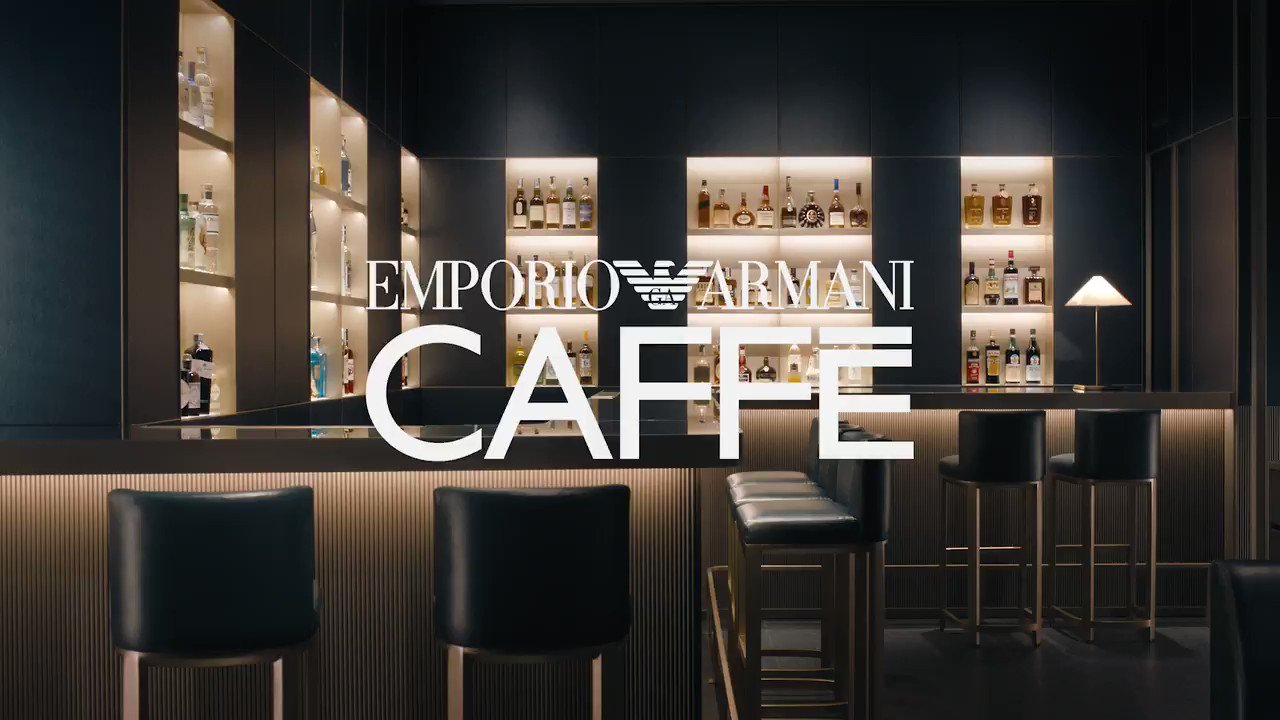 Armani on Twitter: "The #EmporioArmaniCaffe in Milan has reopened with an entirely new look. Discover the contemporary design, accented with #ArmaniCasa elements and the uncompromisingly delicious menu. Book your table now on: